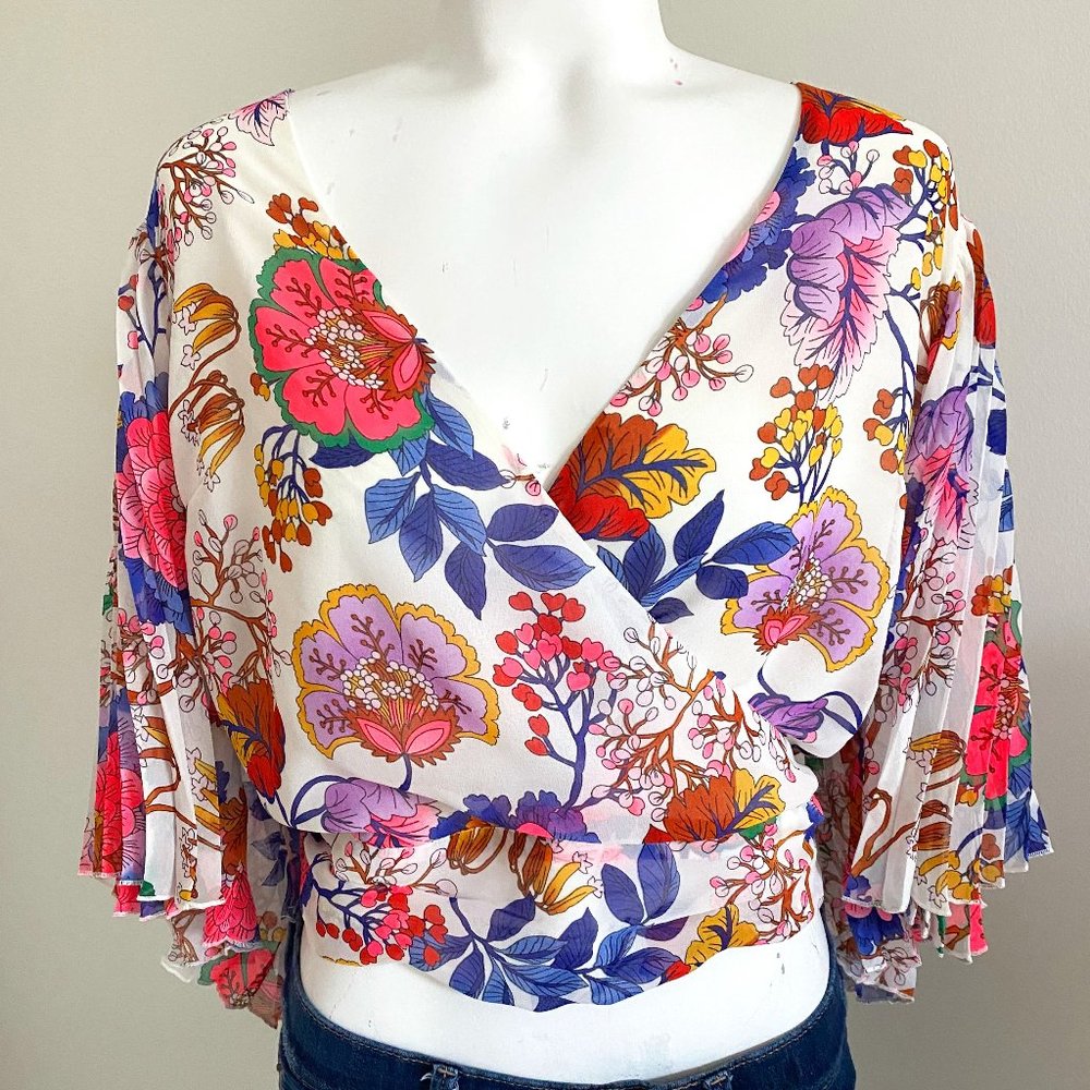 Cropped Floral Top